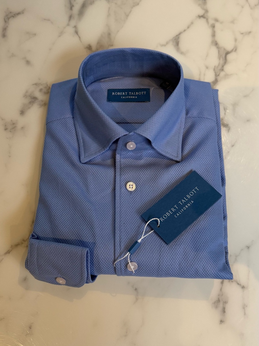 Robert Talbott Morgan Giro Inglese Shirt - Size Medium